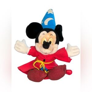 Disney Mickey Mouse Wizard Plush - Red and Blue